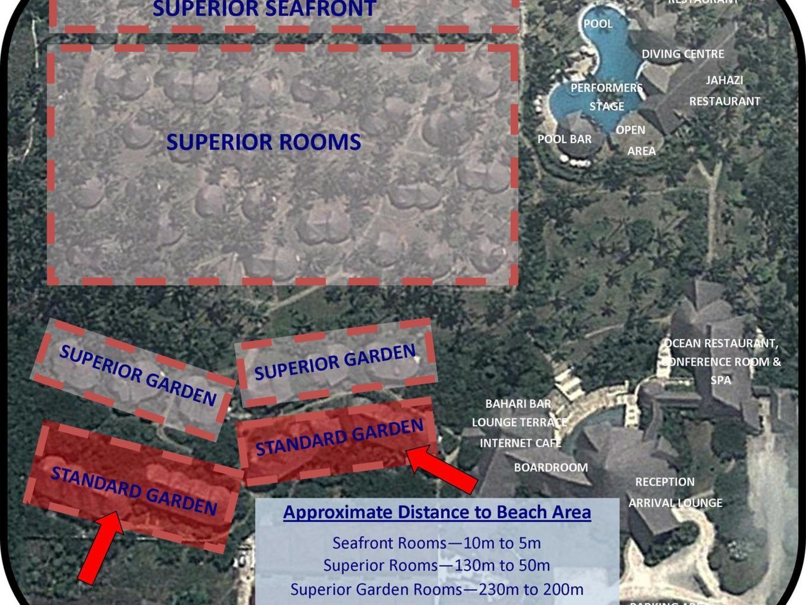 Почивка Занзибар в Ocean Paradise Resort and Spa карта