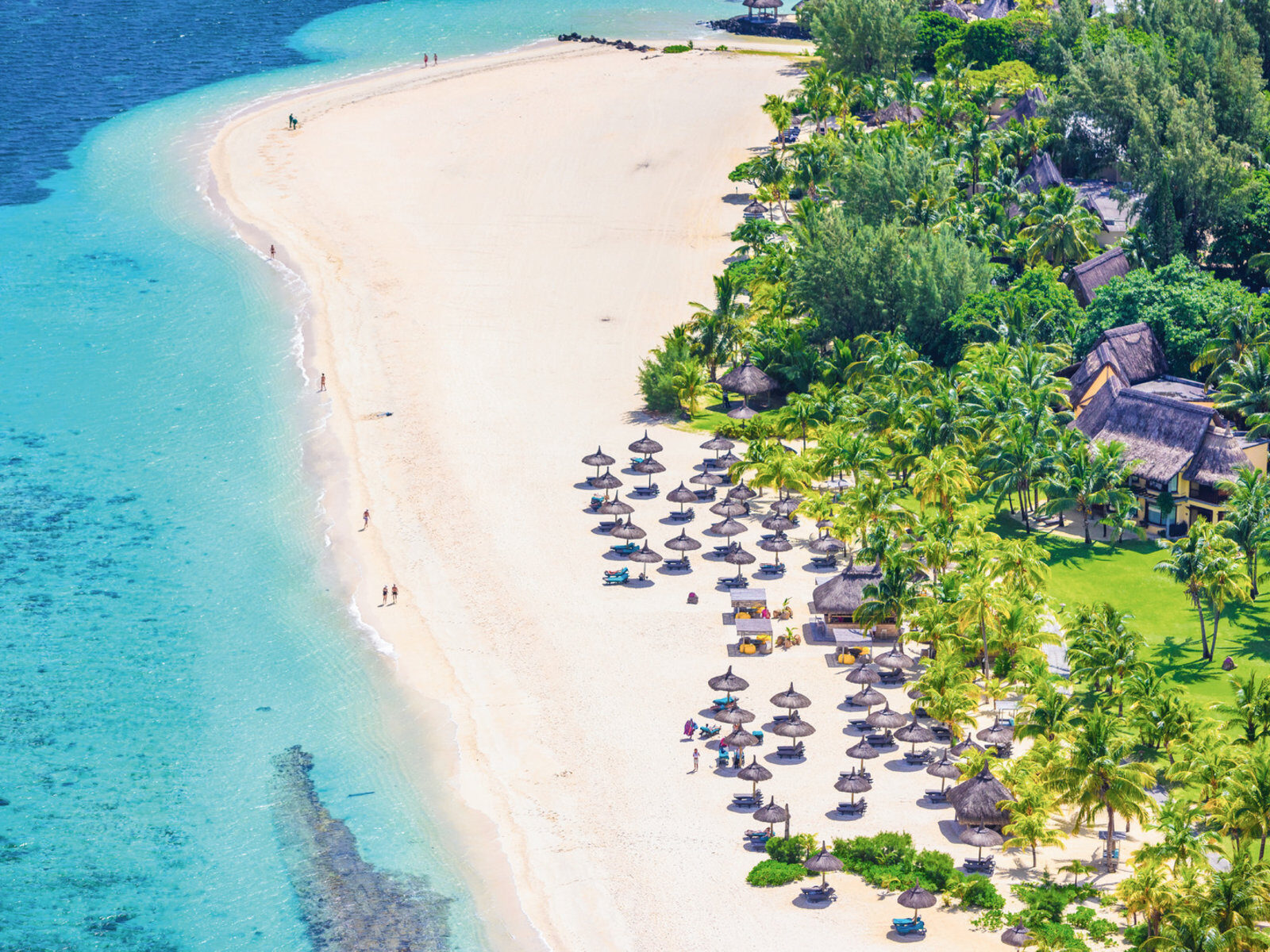 Почивка Мавриций Dinarobin Beachcomber beach