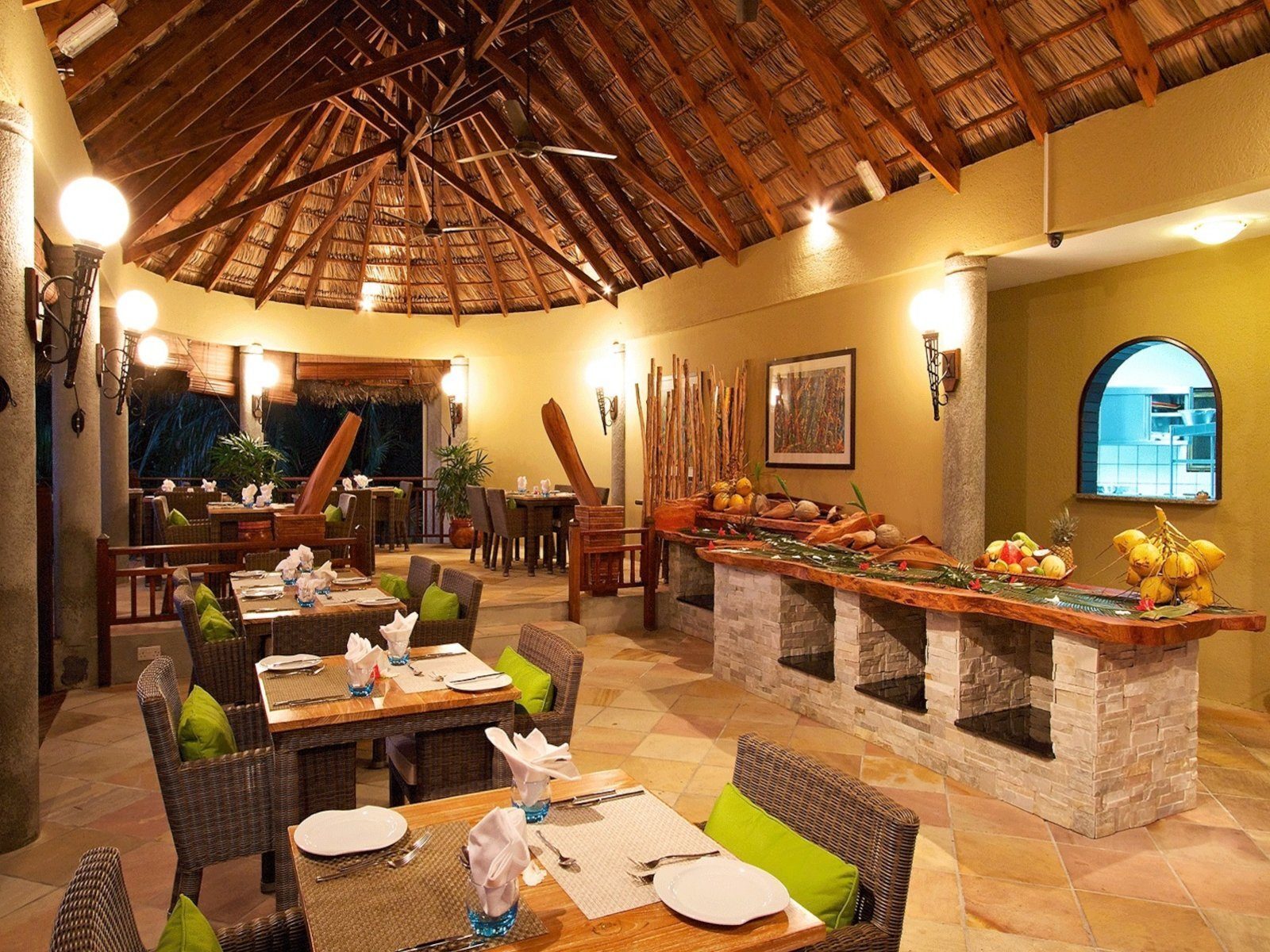 почивка сейшели Valmer Resort ресторант